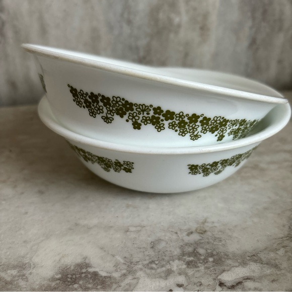 Set of 2 Corelle Livingware Spring Blossom Soup Salad Bowl 6"  Corning Vintage - Picture 1 of 6